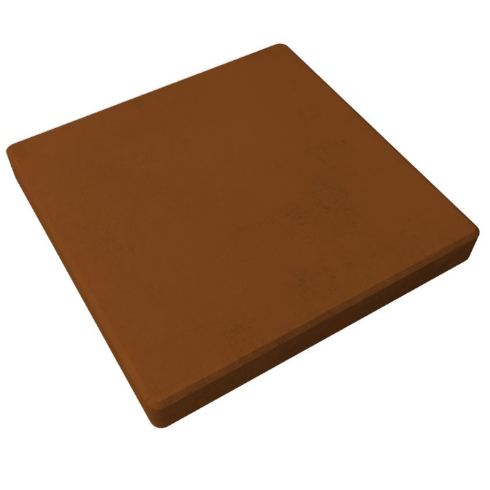 Квадратная тротуарная плитка 330х330х70 Коричневый
